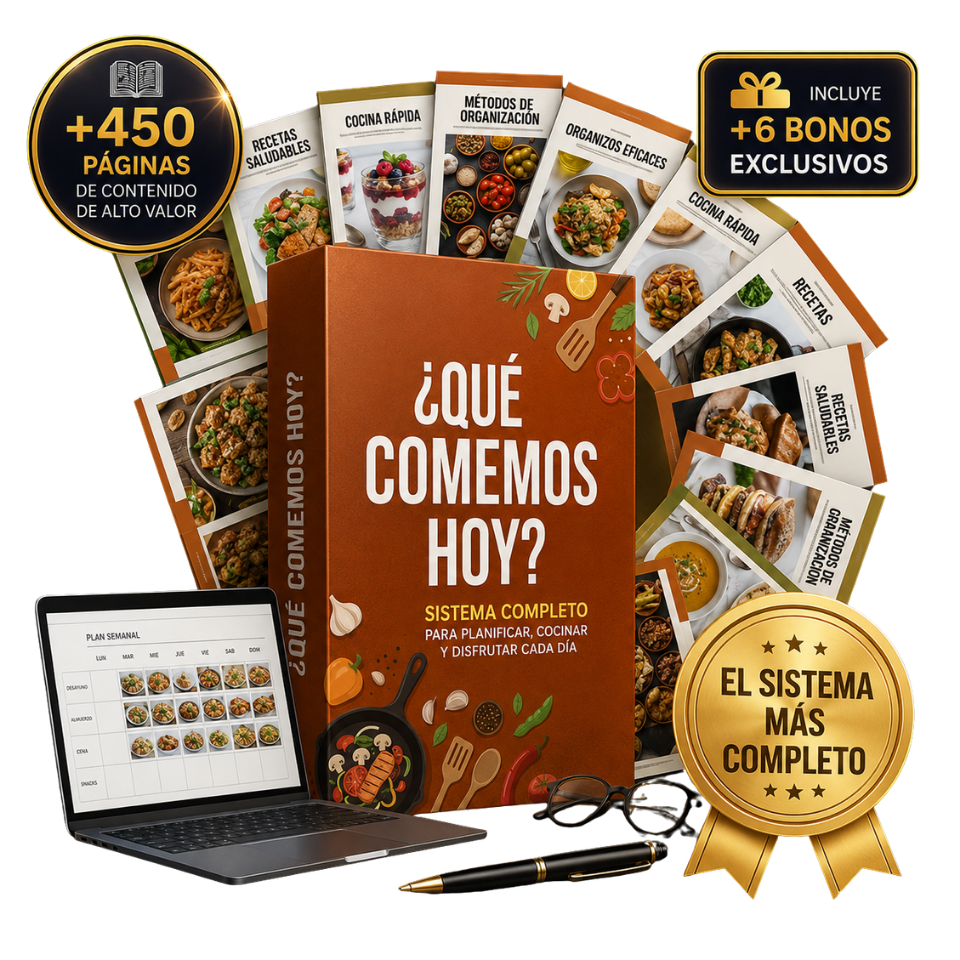 Pack ¿Qué comemos hoy? – Tu menú diario resuelto