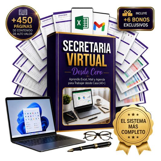 Aprendé Excel, Mail y Agenda + Sistema Completo de Operaciones