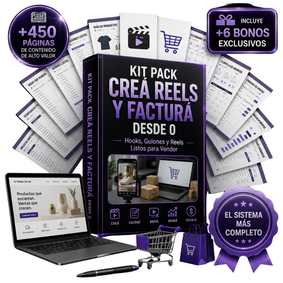 KIT Pack Creá Reels y Facturá desde 0